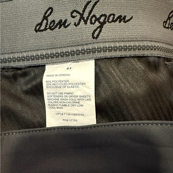 Hogan Charcoal Men's Flat Front Shorts - Picture 3 of 3